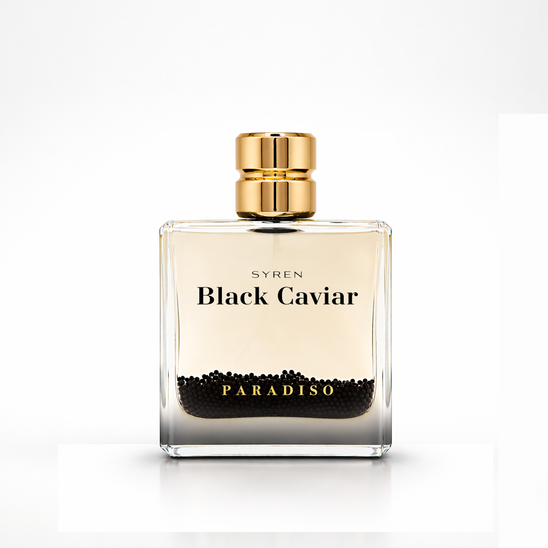 Syren Black Caviar Paradiso Eau de Parfum hero banner image - luxury men's cologne with warm spicy notes